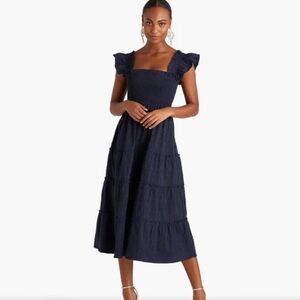 NWOT Ellie Nap Dress Navy Jacquard - Limited Edition/Sold Out
